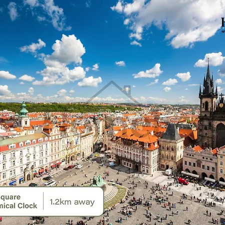 Cozy - Elevator - Self Check-in - Center Lejlighed Prag